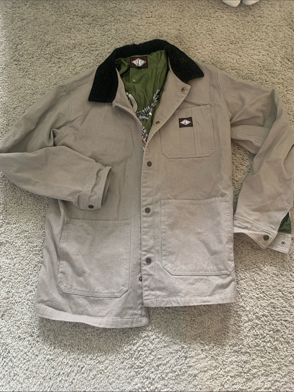 Men’s Lg- INDEPENDENT khaki shacket